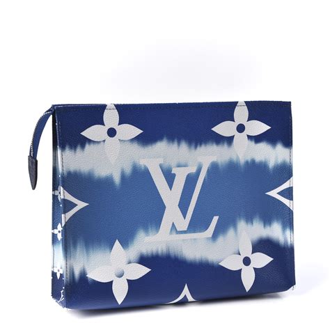 louis vuitton toiletry pouch lv escale 26 bleu|Louis Vuitton LV Toiletry 26 Pouch .